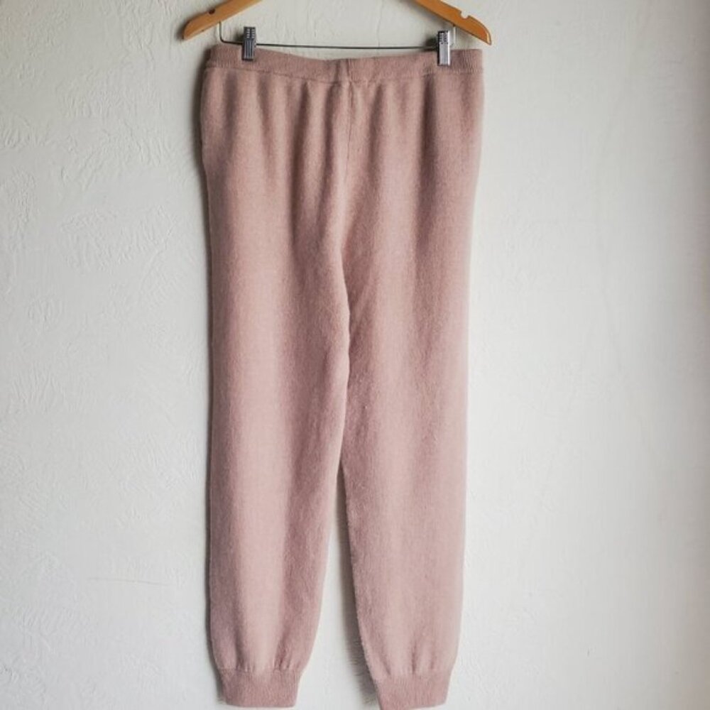 Cashmere Light Camel Jogger Drawstring Lounge Pants